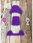 In Hoop Flat Doll Girl Spa Set