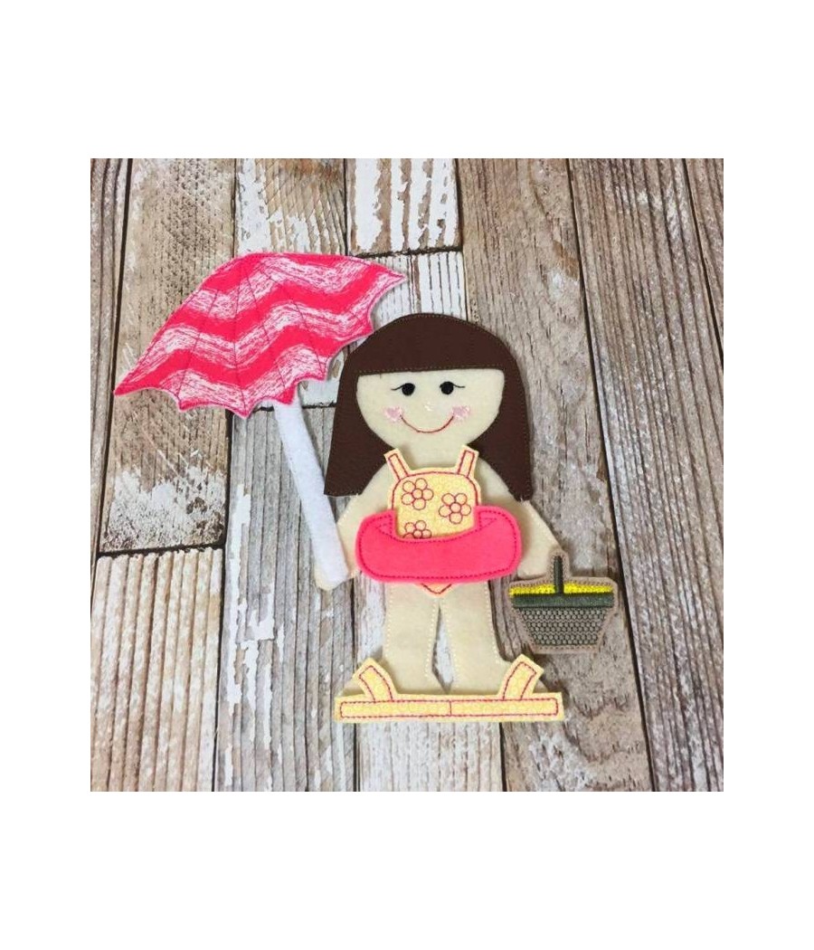 NNKids Flat Doll Girl Beach 2