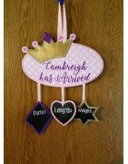 In Hoop Crown Door Hanger