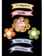 In Hoop Unicorn Yard Sign 