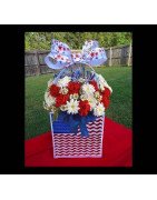 In Hoop Interchangeable Flag Front