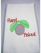 Hand Picked Kitchen Towel Saying