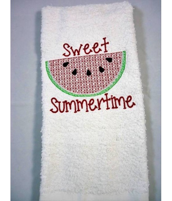 Sweet Summertime Towel Saying