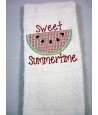 Sweet Summertime Towel Saying