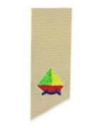Sailboat with Waves Tiny Design