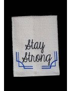 Stay Strong Towel Saying
