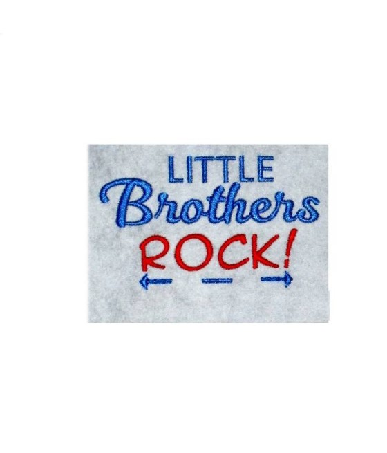 Little Brothers Rock Saying