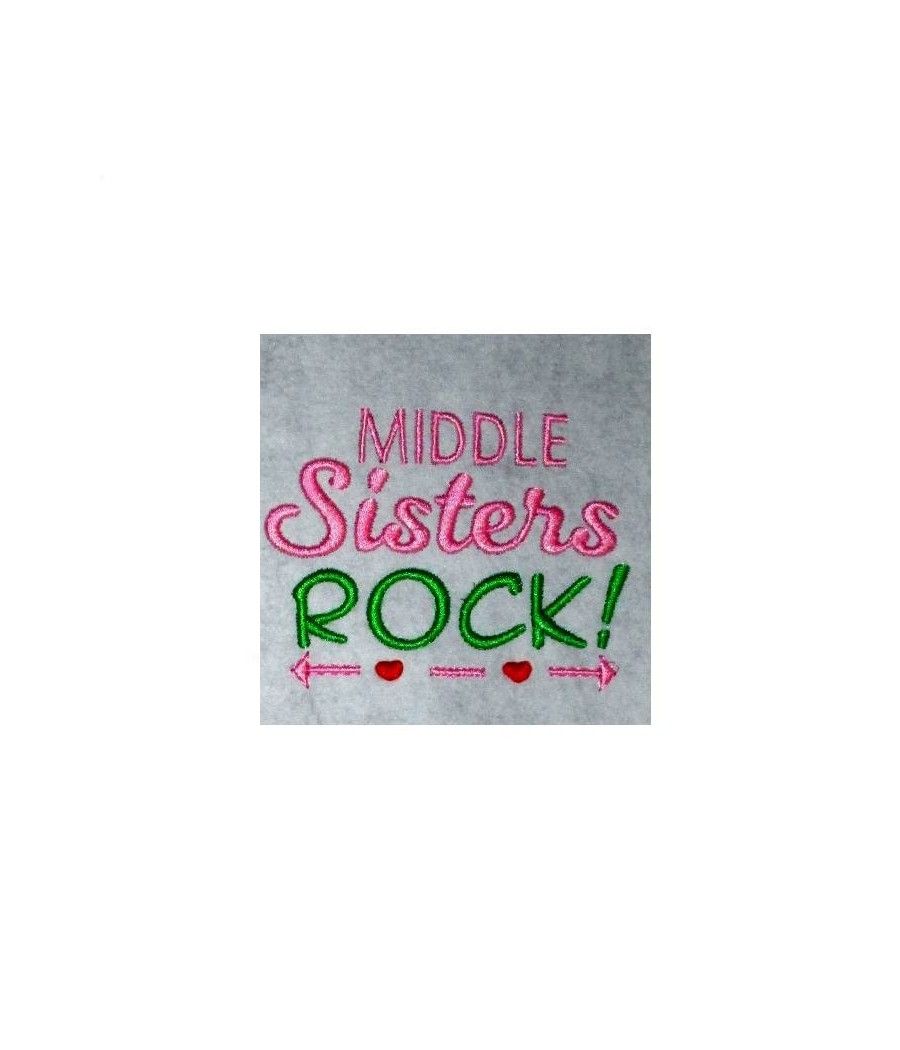 Middle Sisters Rock Saying