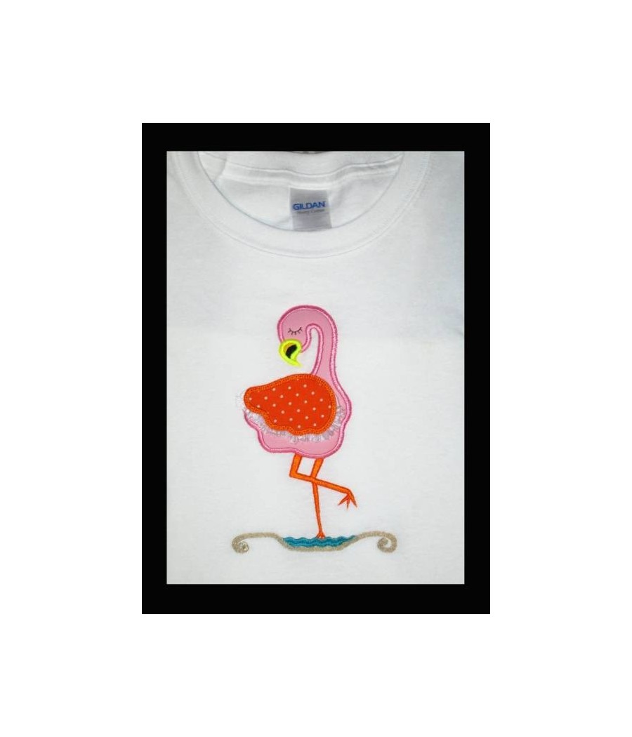 Flamingo with Fringe