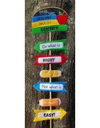 In Hoop School Yard Sign