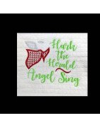 Hark The Herald Angel Kitchen Towel Saying