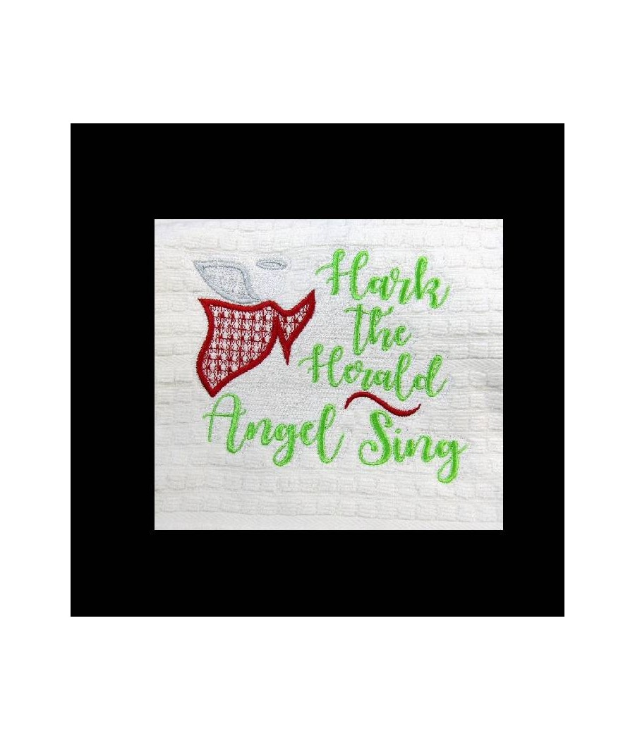 Hark The Herald Angel Kitchen Towel Saying