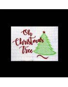 Oh Christmas Tree Towel Saying