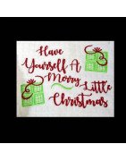 Merry Little Christmas Towel Saying