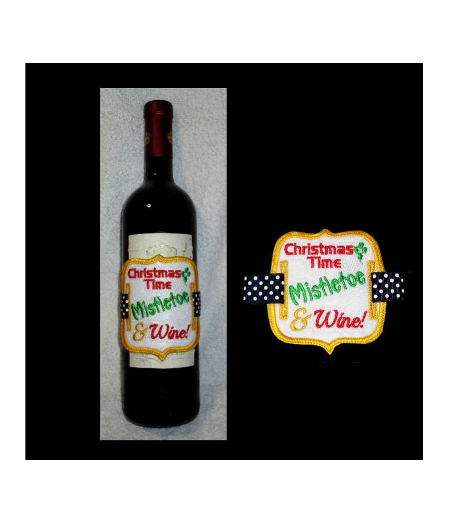 In Hoop Mistletoe and Wine Label