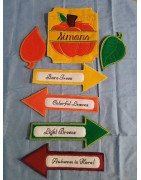 In Hoop Split Pumpkin Yard Sign
