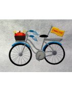 Fall Bike with Pumpkin