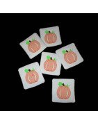 In Hoop Wholecloth Pumkin Coasters and Mug Rug