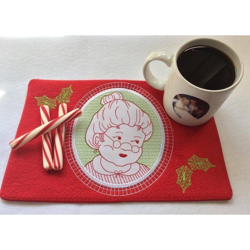 In Hoop Wholecloth Mrs Claus