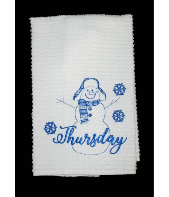 Snowman Towel Set