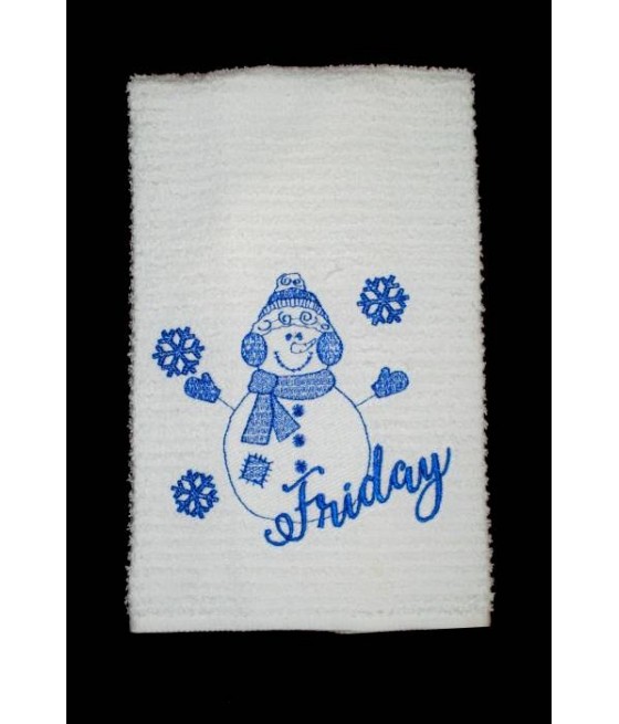 Snowman Towel Set