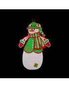 In Hoop Snowman Door Hanger
