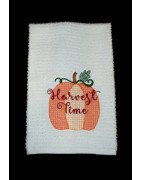 Fall Pumpkin Towel Design