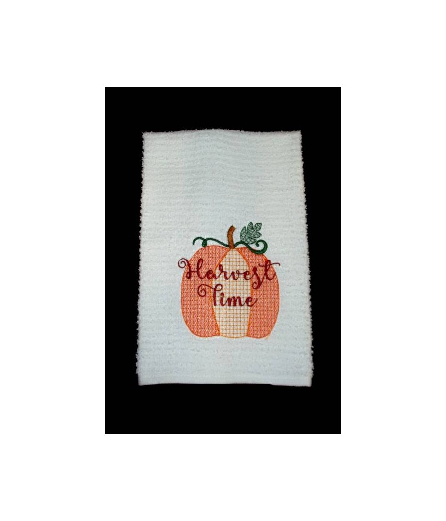 Fall Pumpkin Towel Design