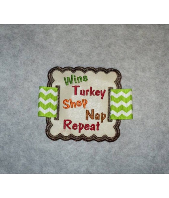 Wine Turkey Shop Nap Wine Label