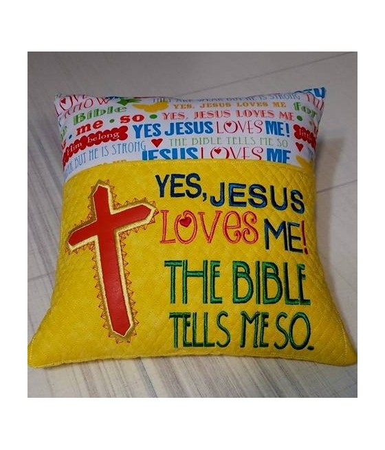 Pillow Palz Jesus Loves Me