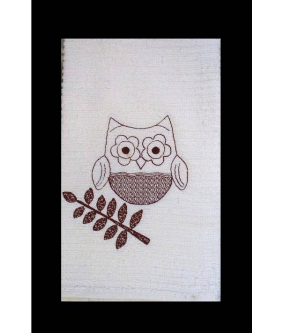 Owl 3 Design For Towels