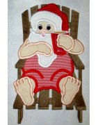 Sunning Santa
