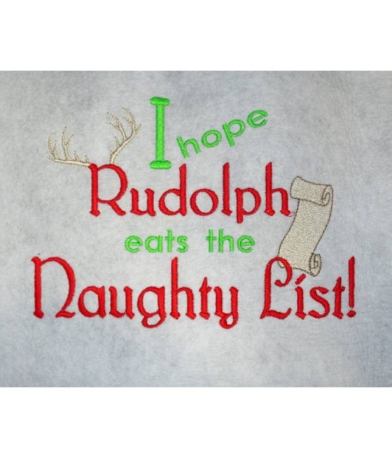 Rudolph Eat the List