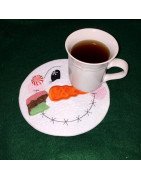 In Hoop Snowman Mug Rug 2