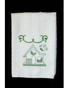 Birdhouse Towel Design