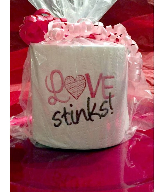Love Stinks Toilet Paper Design