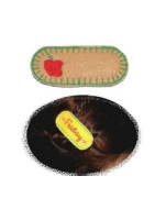 In Hoop Apple Hair Clip