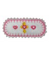 In Hoop Cross and Hearts Hair Clip