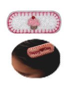In Hoop Cupcake Hair Clip