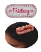 In Hoop Days of the Week Hair Clip