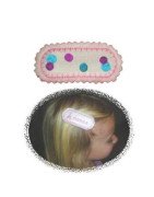 In Hoop Dots Hair Clip