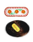 In Hoop Flowers Hair Clip