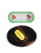 In Hoop Flowers and Flip Flops Hair Clip