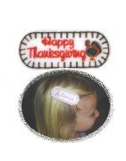In Hoop Happy Thanksgiving Hair Clip