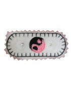 In Hoop Heart Ying Yang Hair Clip