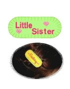 In Hoop Little Sister Hair Clip
