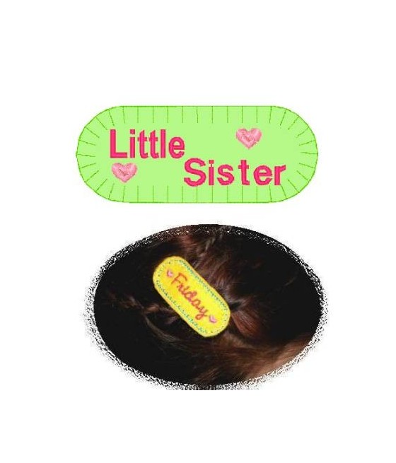 In Hoop Little Sister Hair Clip