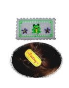 In Hoop Frog Hair Clip