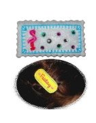 In Hoop Flamingo Hair Clip