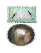 In Hoop Dragonfly Hair Clip